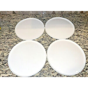 Mikasa Sloane Dinner Plates White Bone China Round 11" Set of 4